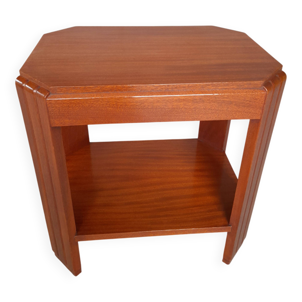 Table basse en acajou Art Déco