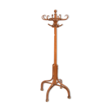 Parrot coat rack in curved wood