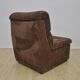Brown corduroy modular sofa, 70s