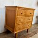 Vintage commode with diamond handles