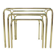 Set of three midcentury nesting tables / around 1980s