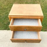 5-drawer chest of drawers, moustache feet, from the 50s