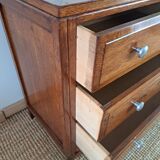 Oak chest of drawers from the 1950s