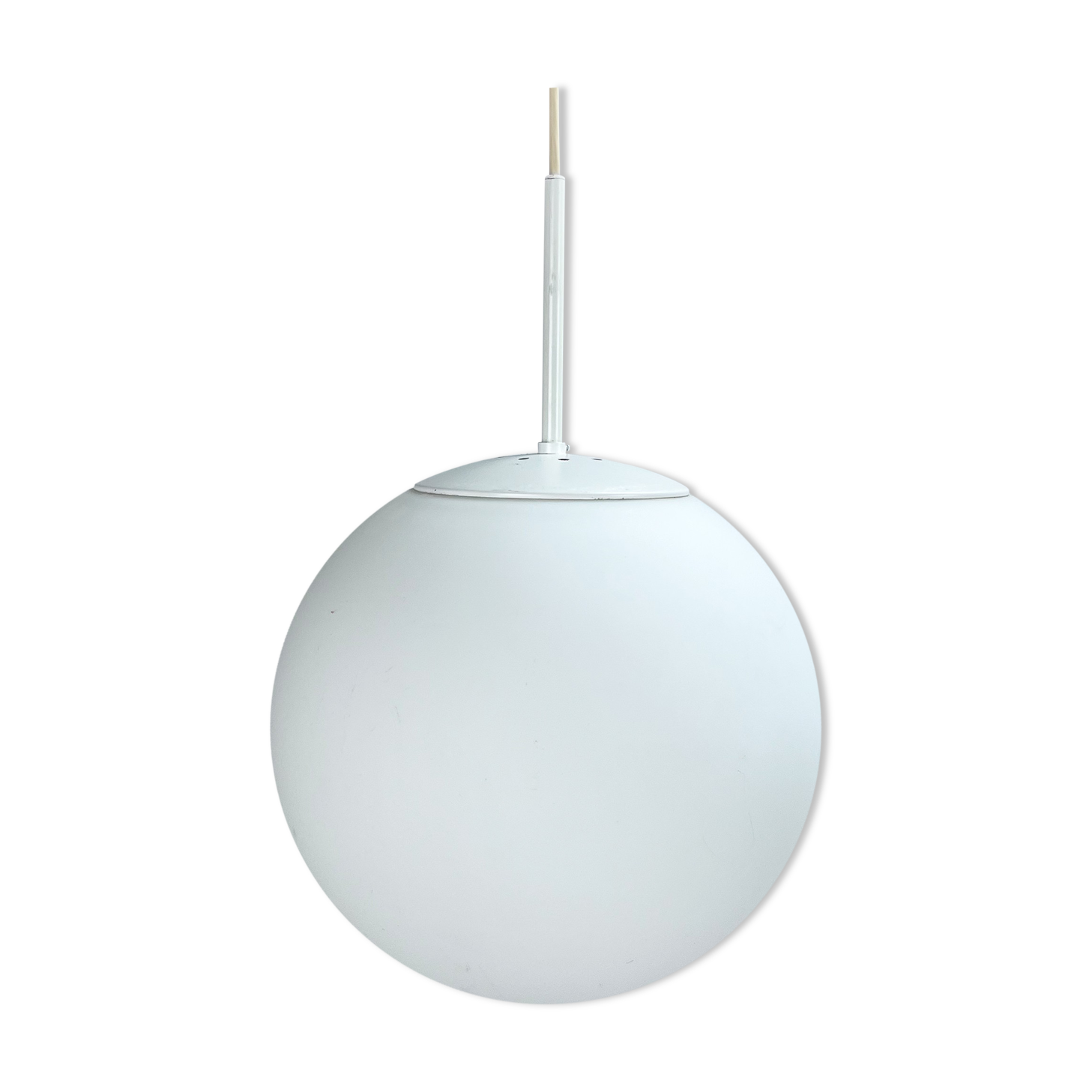 XXL Mid Century Hanging Bol Lamp by Glashutte Limburg, 1970s