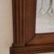 Large Art Nouveau Mirror 1910 - Solid Walnut