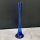 Vintage 80s Blue Glass Soliflore – Elegance and Retro Style