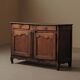 Country buffet in solid wood, Auvergne, 19th century