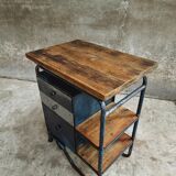 Industrial trolley workbench Citroen chest of drawers