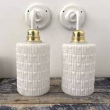 Pair of vintage wall lights of Scandinavian origin