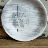 Six assiettes céramique Niderviller service "Chatons" années 50.