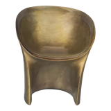 Gold Metallic Moon Armchair by Tokujin Yoshika for Moroso