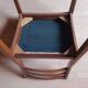 6 teak chairs from Meredew furniture, vintage Scandinavian 1960s.