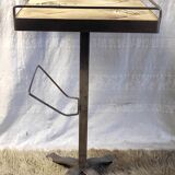 Steel and ceramic side table 70s