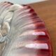 Large East German pottery bowl from the mid-century GDR by Strehla Keramik, 1960s.