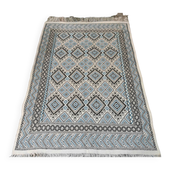 Tapis margoum tissé mains en laine naturelle