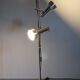 Three-spot floor lamp in chrome metal by Philips, Netherlands circa 1970.