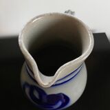 Blue gray stoneware pitcher 1L.