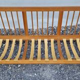 Living room set: sofa and 2 boomerang-style armchairs, 1950s