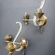 Pair of antique Art Deco wall sconces