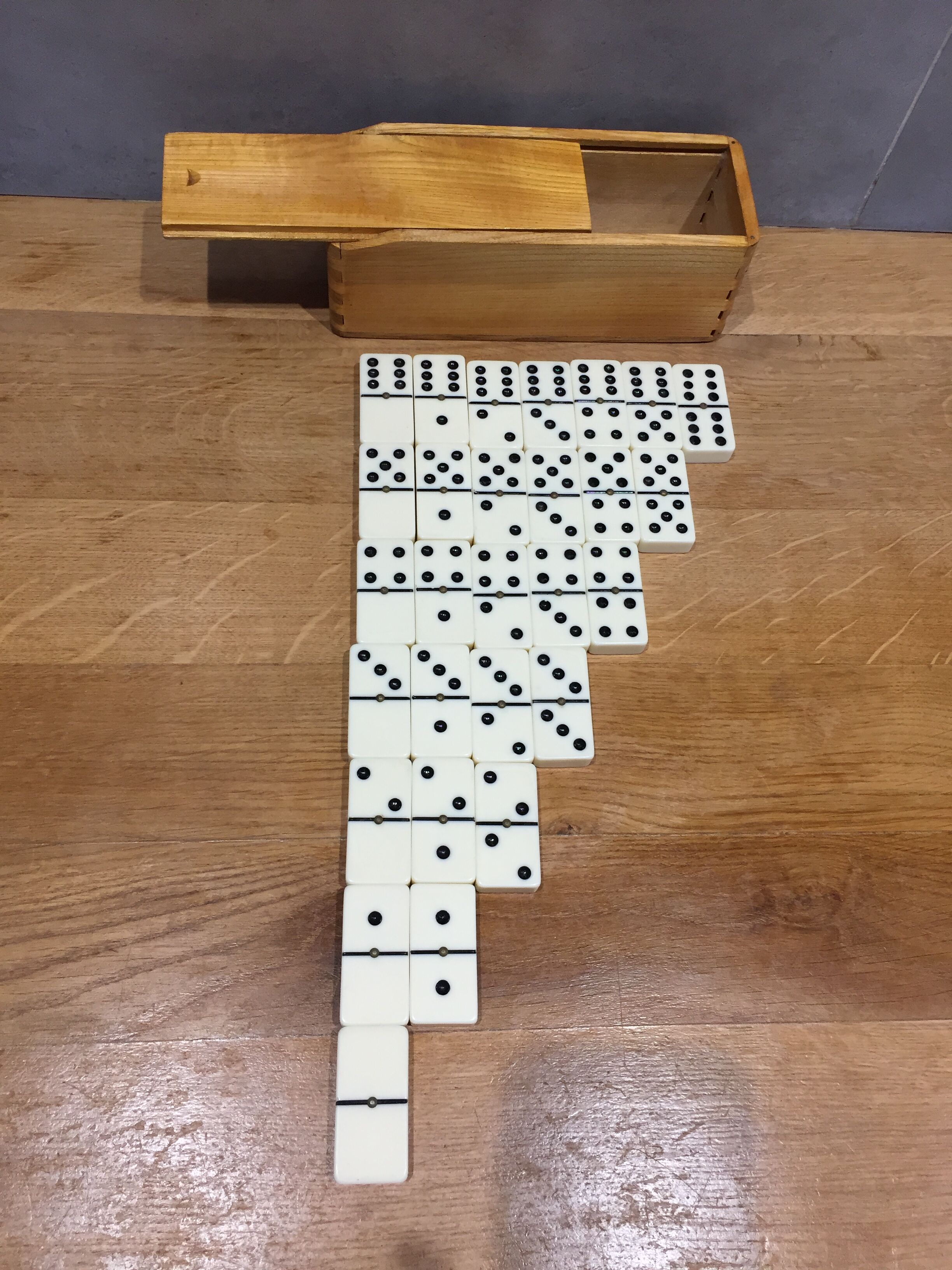 Ancient dominos game in bakelite