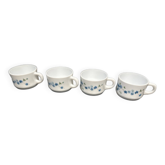 Vintage acropal mysotis coffee cups