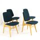 Ensemble de 4 chaises dans le style d'Arne Hovmand olsen 'Bergen'