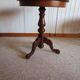 Table d'appoint-Guéridon Tripode-marqueterie -Louis Philippe-teinte acajou