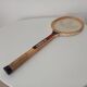 Vintage wooden tennis racket Adidas Ilie Nastase