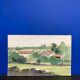 Vintage landscape painting