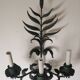 Wall lamp iron and sheet metal