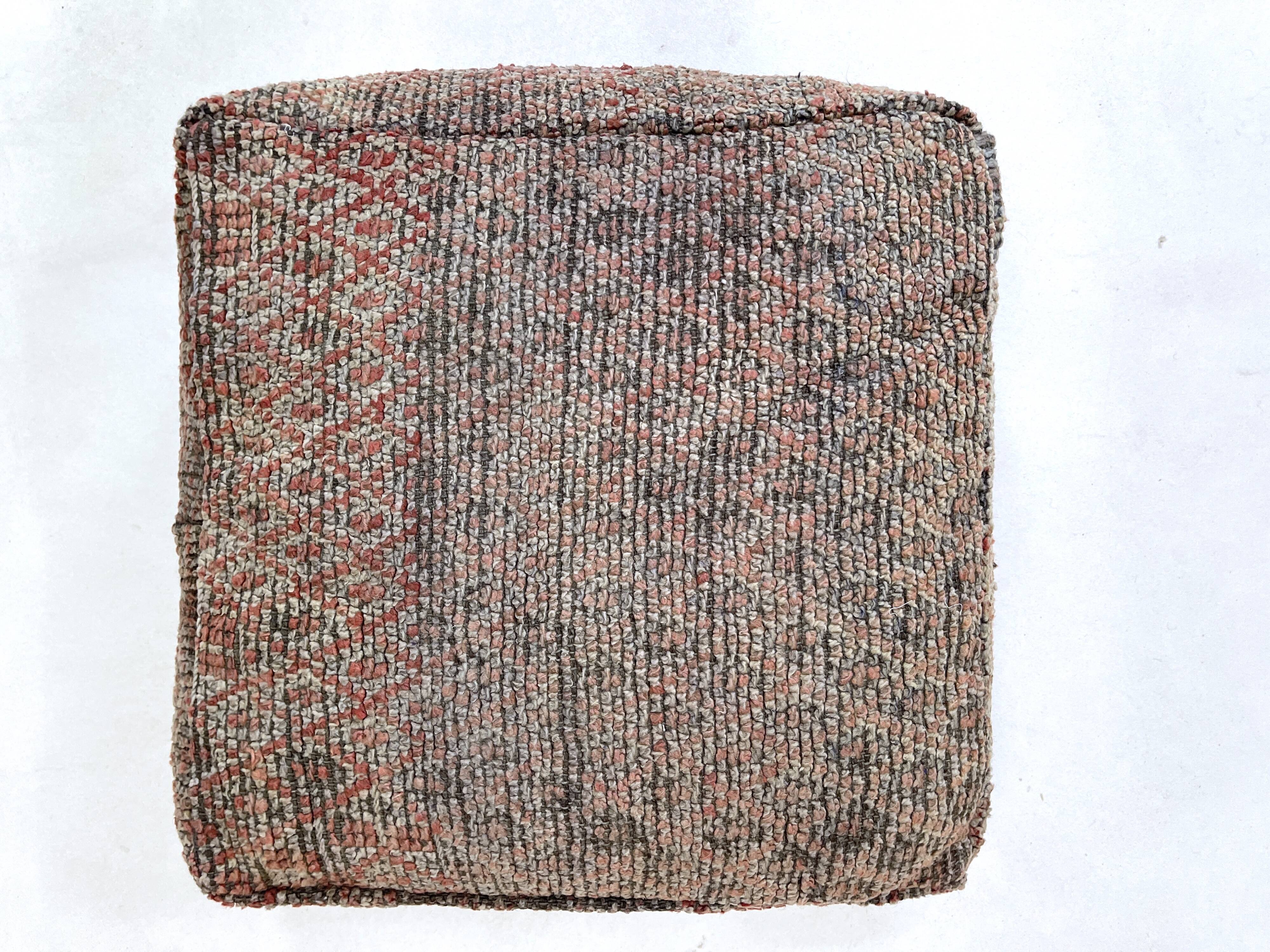 Moroccan kilim pouf