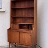 Danish library and its teak secretary 1960 by Johannes Sorth
