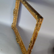 Old frame Louis XV style foliage 44x34cm gilded stucco wood SB170