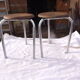Pair of industrial stools