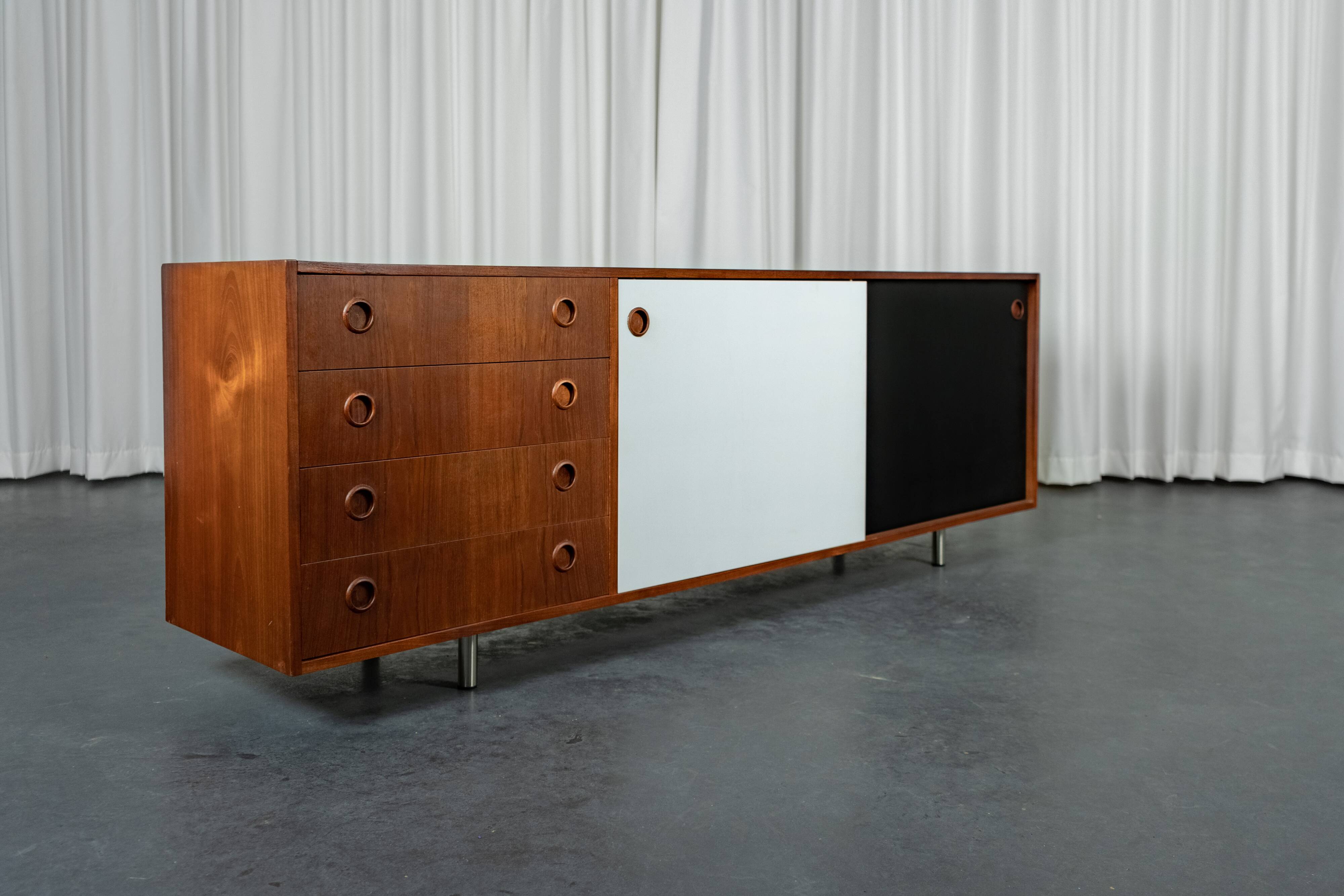Teak sideboard by HW Klein for Bramin, Denmark, 1960