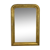 Louis Philippe 1850 mirror, chiseled, gilded with gold leaf