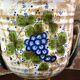 Vintage Medici style ceramic vase "Vino Dolce"