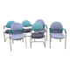 Ensemble de 6 chaises modele Onda édition VITRA Design Mario Bellini