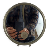 50s barber mirror