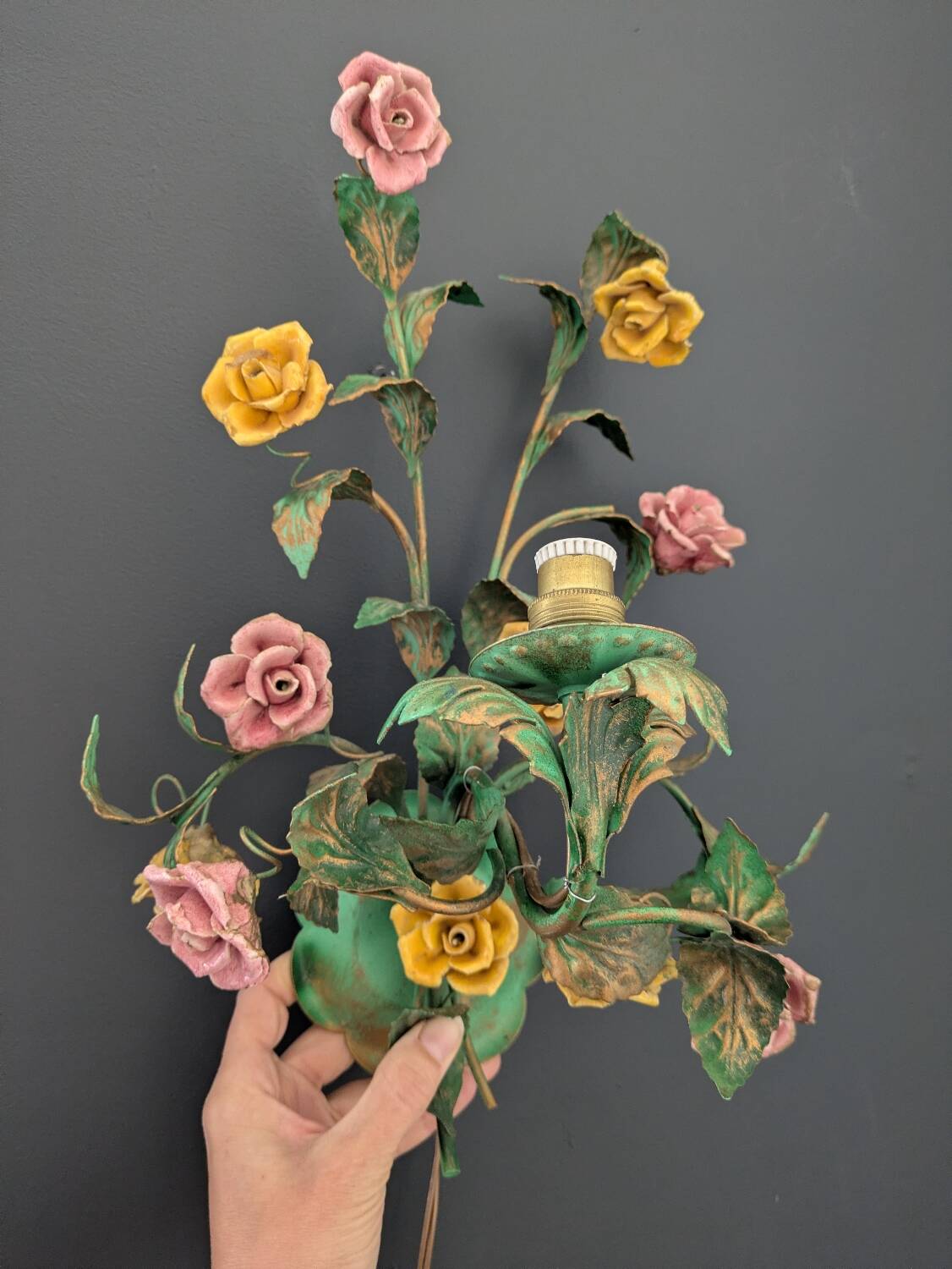 Italian wall lamp 60s