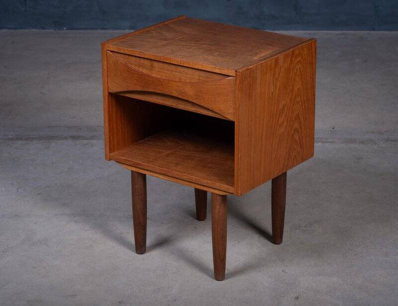 Teak Bedside by Niels Clausen, 1960s