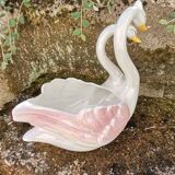 Couple swan pot cover