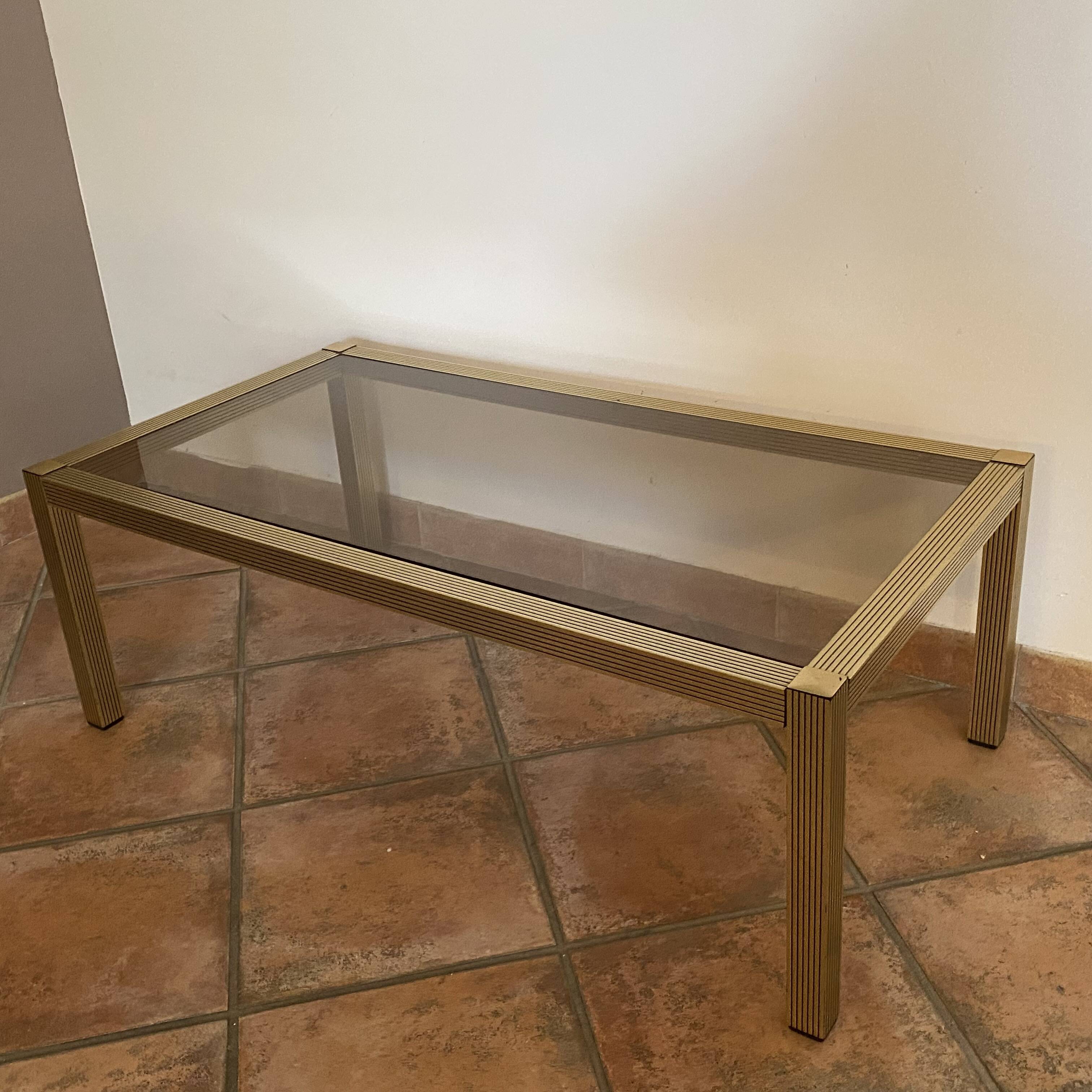 Roche Bobois coffee table. 1970. Hollywood Regency.