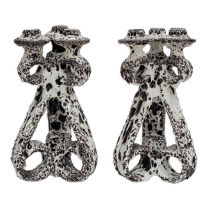 Paire de chandeliers - vallauris