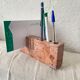 Pencil holder letter press paper design marble 1960 70 1970 sculpture