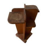 Side table / art deco harness in solid oak - c.1940