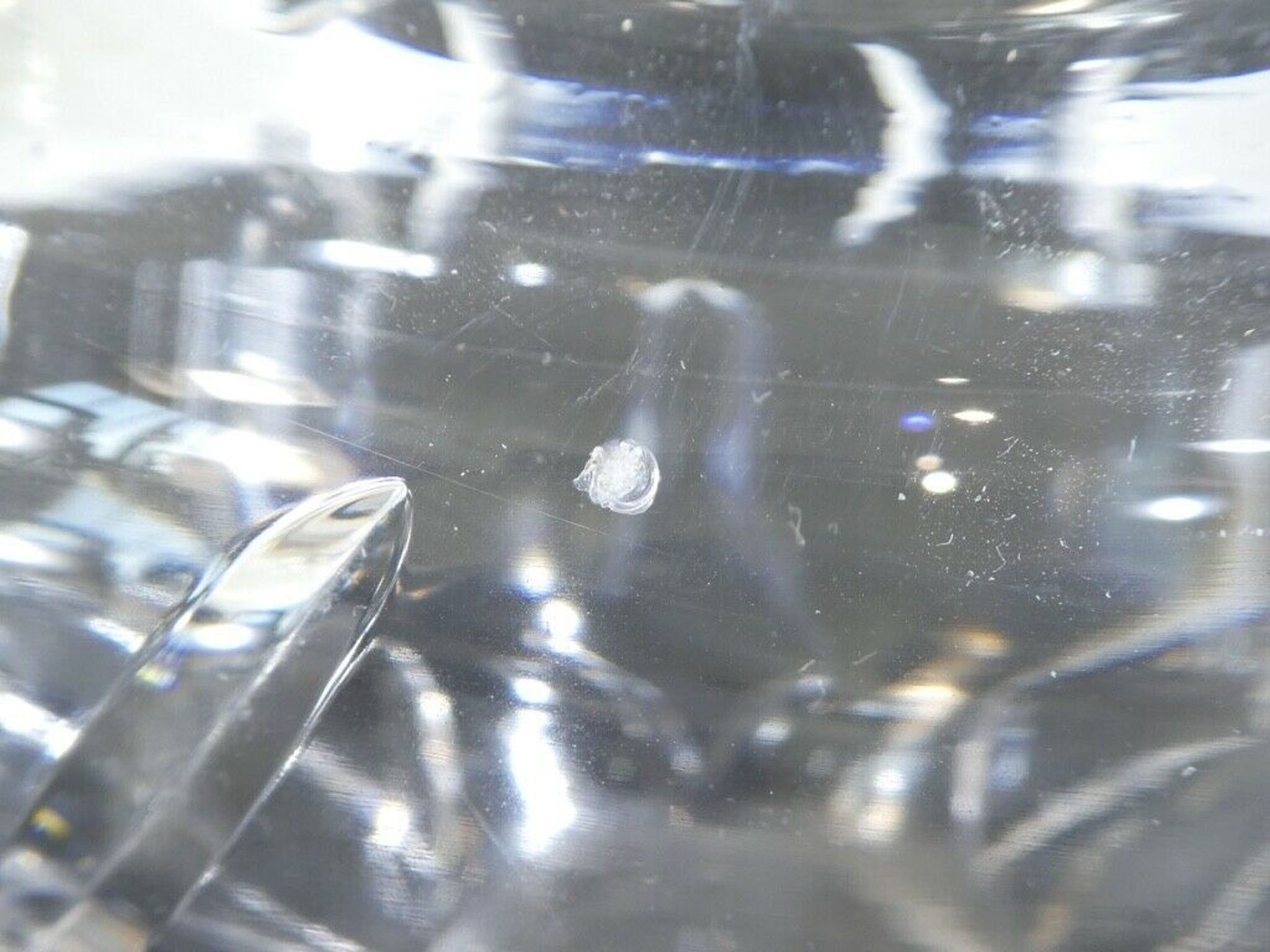 Vase en cristal taillé