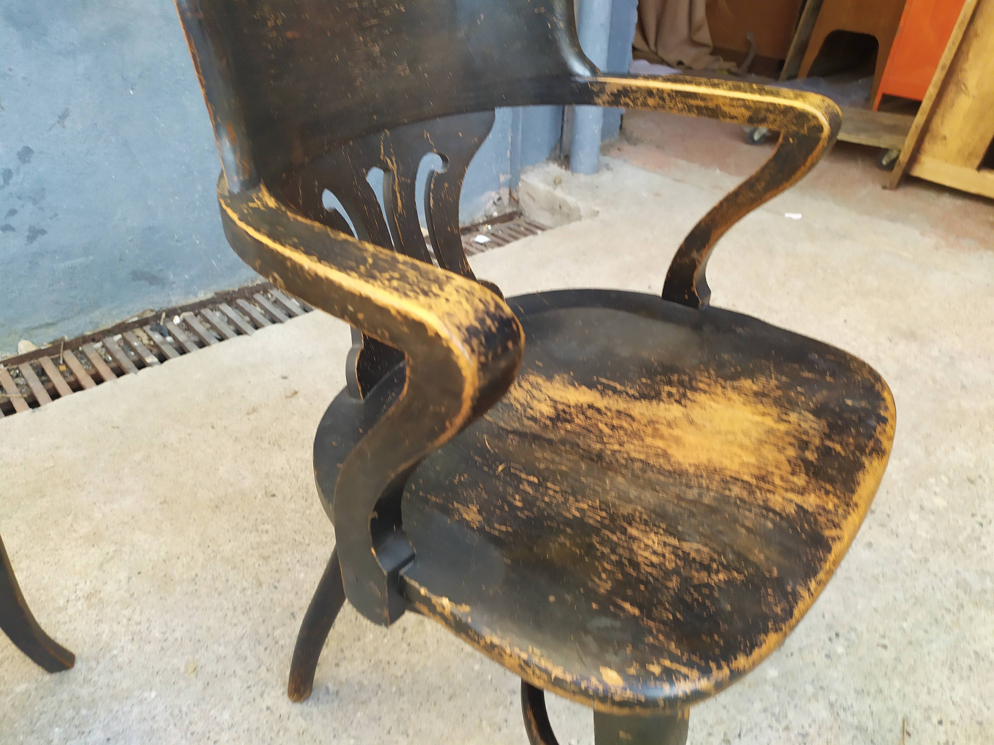 Pair of American armchairs