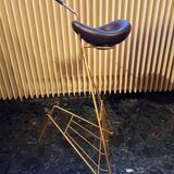 Newspaper rack/ashtray attributed to Georges Jouve for Marcel Asselbur