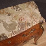 French inlaid Louis XV style chest of drawers from 20th century